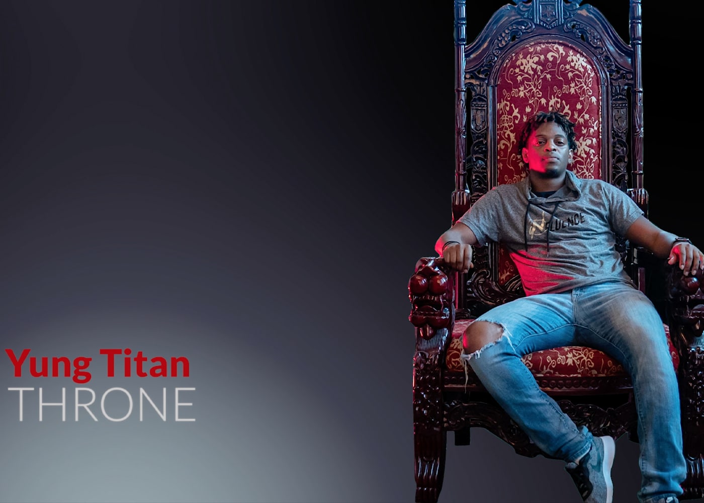 Yung Titan sitting on a throne image